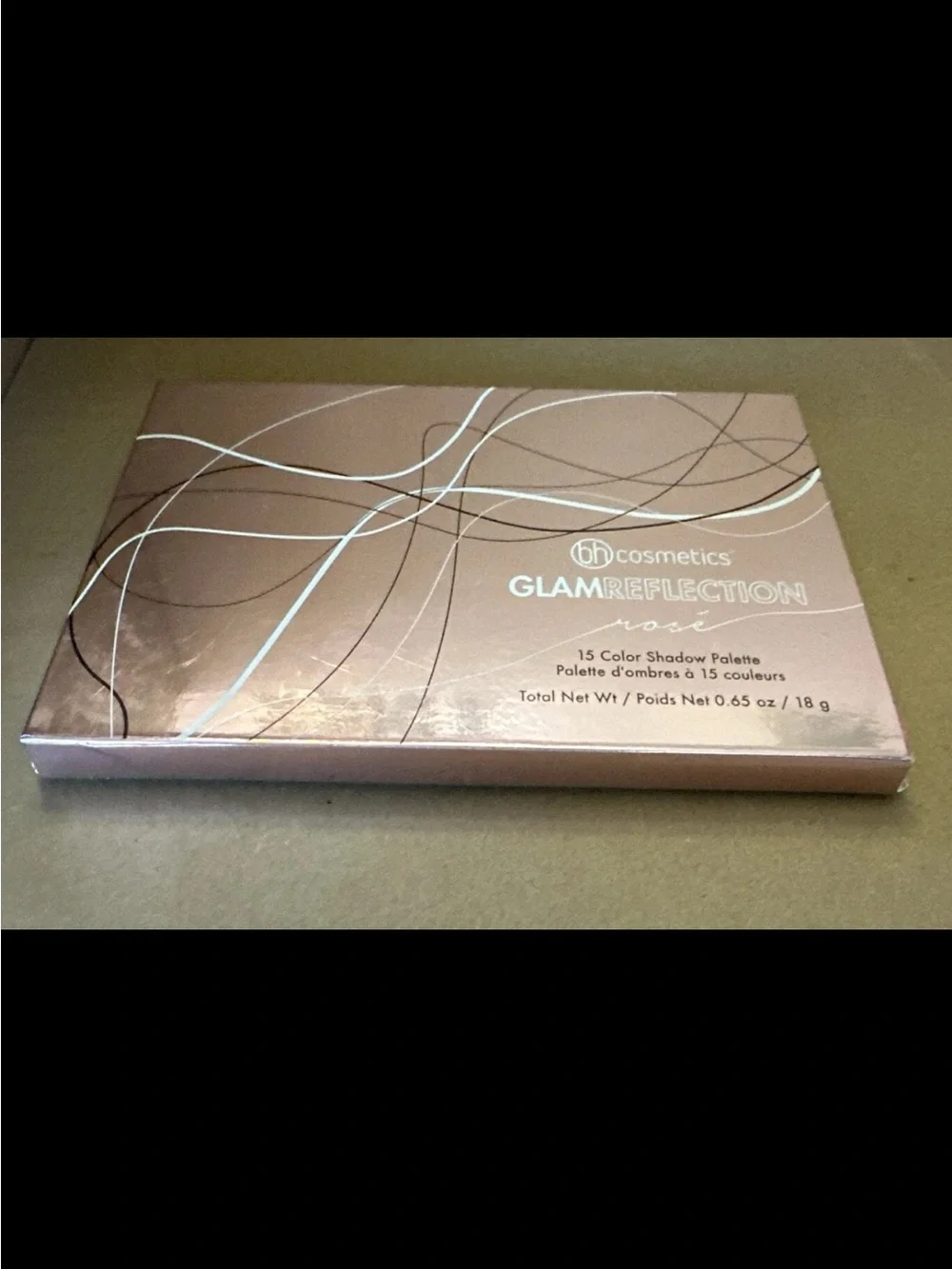 BH Cosmetics Rose Gold Glam Reflection 15-Color Eyeshadow Palette